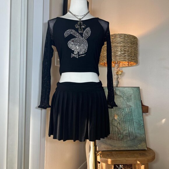 Y2k Star City Tennis Skirt - Picture 1 of 4